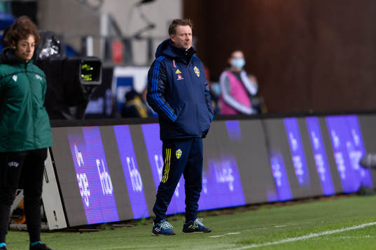 Peter Gerhardsson, head coach of Sweden
