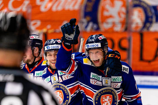 Växjös Richard Gynge jublar