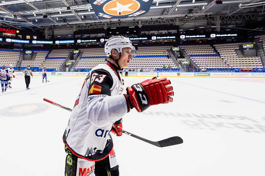Malmö Redhawks Fredrik Händemark jublar