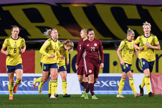 Anastasija Cemirtane of Latvia looks dejected