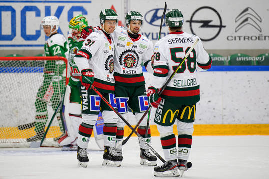Frölundas Nicklas Lasu, Patrik Carlsson och Jesper