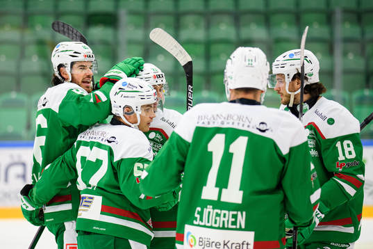 Rögles Eric Gelinas, Leon Bristedt och Dennis Everberg