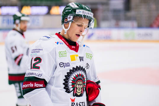 Frölundas Max Friberg deppar