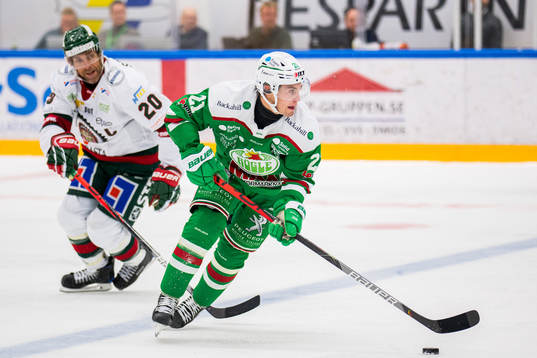 Rögles Nils Höglander och Frölundas Joel Lundqvist