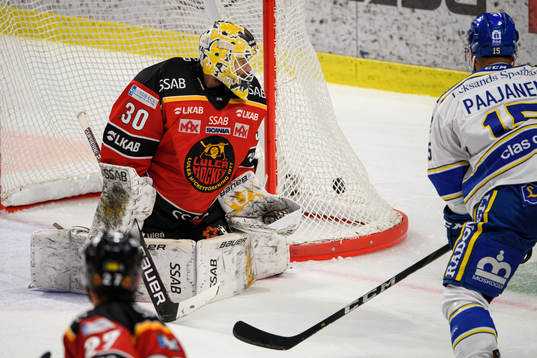 Leksands Otto Paajanen reducerar till 3-1 bakom Luleås