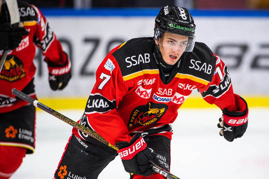 Luleås Isac Brännström jublar