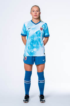 Thea Bjelde of the Norwegian women’s national football