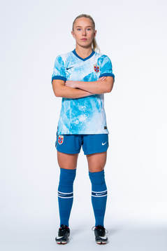 Thea Bjelde of the Norwegian women’s national football