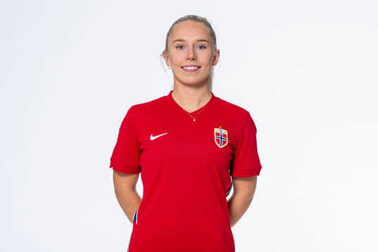 Thea Bjelde of the Norwegian women’s national football