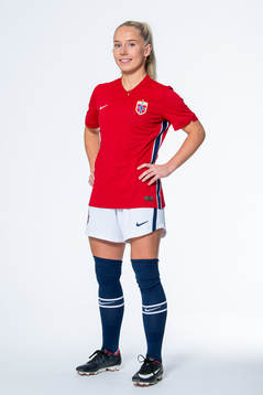 Thea Bjelde of the Norwegian women’s national football