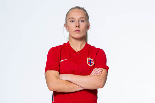 Thea Bjelde of the Norwegian women’s national football