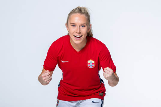 Thea Bjelde of the Norwegian women’s national football