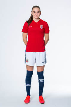 Vilde Hasund of the Norwegian women’s national football