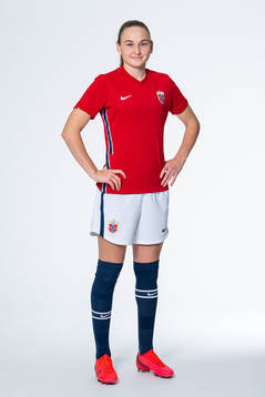 Vilde Hasund of the Norwegian women’s national football