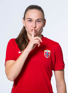 Vilde Hasund of the Norwegian women’s national football