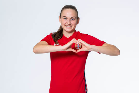 Vilde Hasund of the Norwegian women’s national football