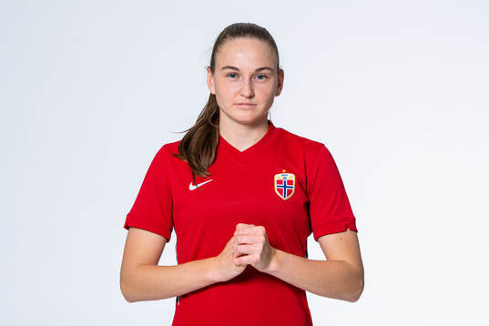 Vilde Hasund of the Norwegian women’s national football