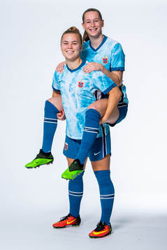 Olaug Tvedten and Elisabeth Terland of the Norwegian