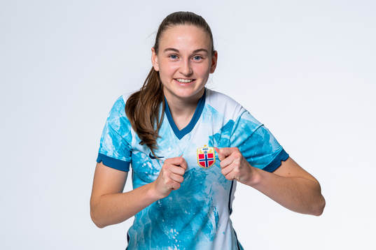 Vilde Hasund of the Norwegian women’s national football