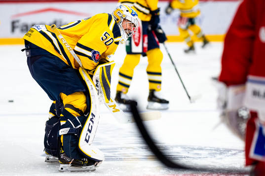 Södertäljes målvakt Alexander Sahlin