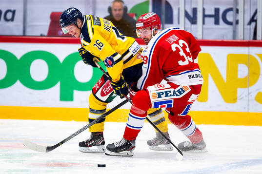 Södertäljes Anton Heikkinen och Timrås Albin Lundin