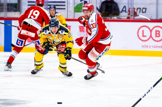 Södertäljes Anton Heikkinen och Timrås Albin Lundin