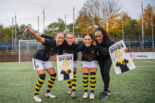 s Evelina Finndell, Adelisa Grabus, Linda Hallin och