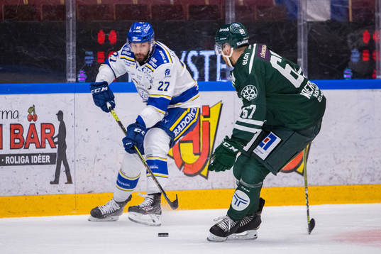 Leksands Marek Hrivík och Färjestads Pontus Widerström