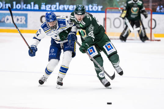 Leksands Isak Rosén och Färjestads Linus Arnesson