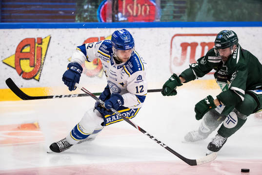 Leksands Fredrik Forsberg och Färjestads Jens Westin