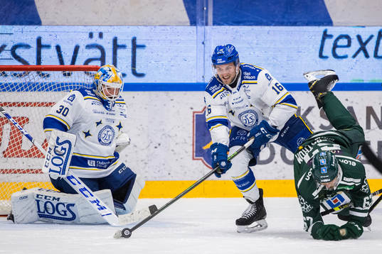Leksands Daniel Gunnarsson och Färjestads Pontus