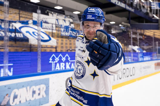 Leksands Jonas Ahnelöv utsedd till matchens krigare