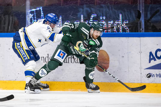Leksands Calle Själin och Färjestads Pontus Widerström