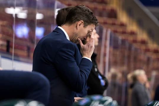 Färjestads huvudtränare Johan Pennerborn