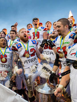 Carlstad Crusaders Darius Lewis, Mattias Eriksson, Adam
