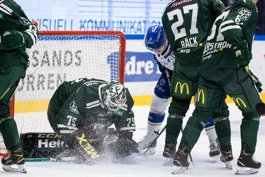 Färjestads målvakt Arvid Holm