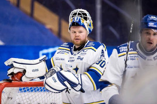 Leksands målvakt Janne Juvonen