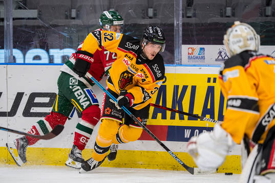 Frölundas Patrik Carlsson och Luleås Oscar Engsund