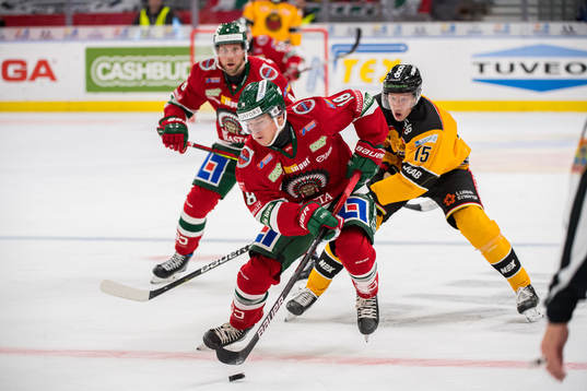 Frölundas Lucas Raymond och Luleås Carl Mattsson