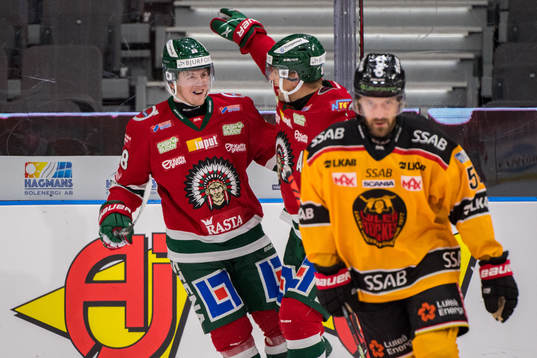 Frölundas Jesper Sellgren jublar