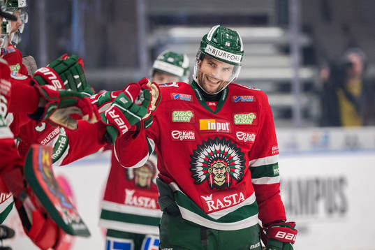 Frölundas Stefan Elliot jublar