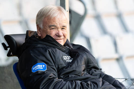 Halmstads analytiker Reine Almqvist före fotbollsmatchen i