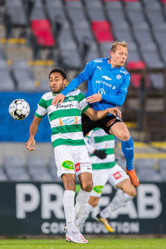Västerås Brian Span och Halmstads Joel Allansson