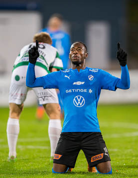 Halmstads Sadat Karim jublar