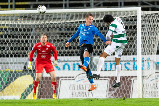 Halmstads Andreas Bengtsson och Västerås Pedro Ribeiro