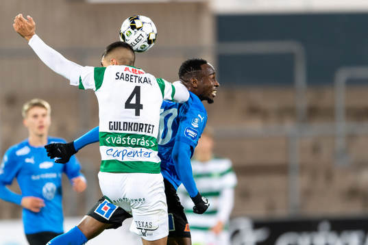 Västerås Sean Sabetkar och Halmstads Sadat Karim