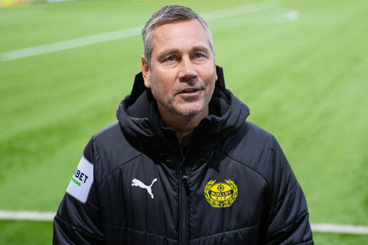 Mjällbys tränare Marcus Lantz