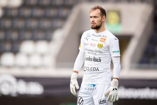 Mjällbys målvakt Carl-Johan Eriksson