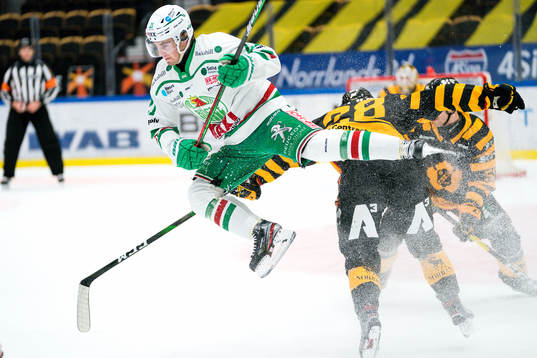 Rögles Nils Höglander och Skellefteås Jesper Frödén