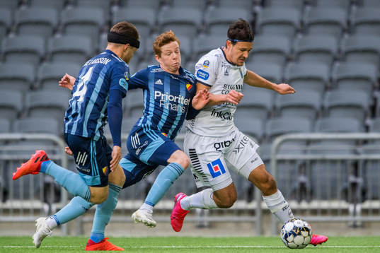 Djurgårdens Aslak Witry och Sirius Stefano Vecchia
